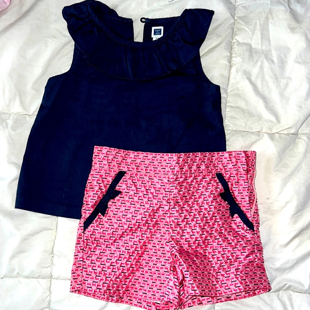 2t janie and jack matching shorts set